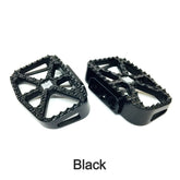 DMR Bear Trap Mini Boards, Black - Milwaukee 8 (Front) Floorboards Death Metal Racing