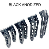 12" DMR Pullback Destroyer Risers, Black Risers Death Metal Racing