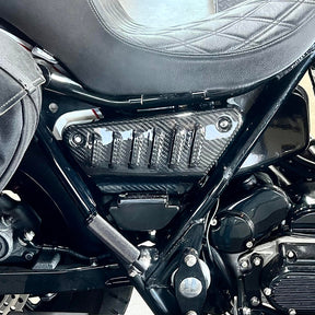 DMR Carbon Fiber Louvered Side Covers - FXR