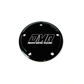 DMR Words 5 Holes Ignition Cover, Black - Twin Cam Timing Cover Death Metal Racing