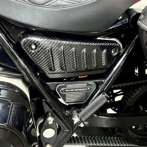 DMR Carbon Fiber Louvered Side Covers - FXR