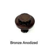 DMR 12 point Steering Stem Bolt, Bronze Steering Stem Bolt Death Metal Racing
