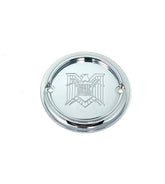 DMR Eagle 2 Holes Ignition Cover, Chrome - Shovel & Evo & 04+ Sportster Death Metal Racing