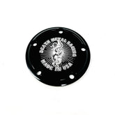 Snake/Dagger 5 Holes Ignition Cover, Black - Twin Cam Timing Cover Death Metal Racing