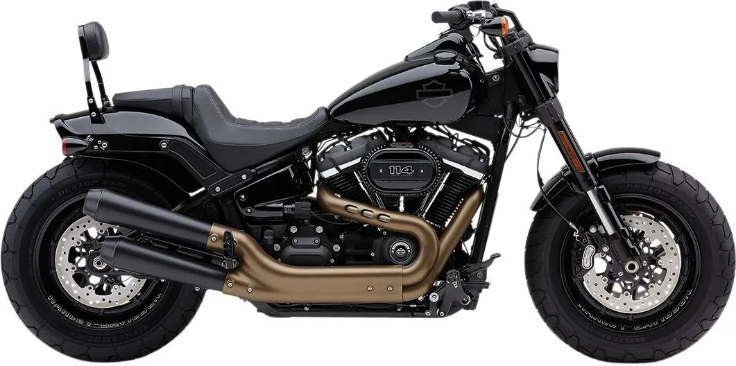 El Diablo Slip-On - 18+ Softail Fat Bob Slip-On Exhaust Cobra