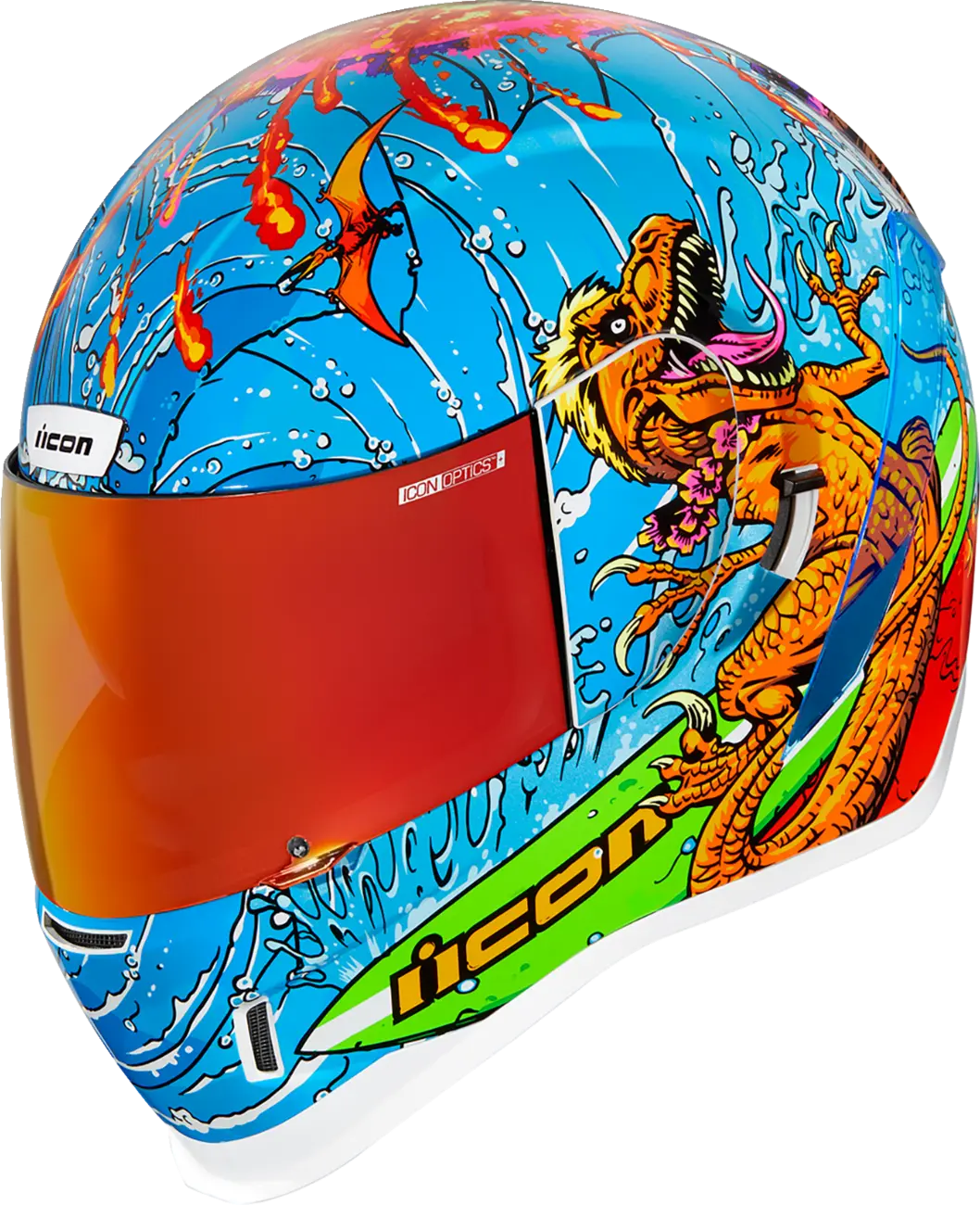 Airform Dino Fury Full Face Helmet Icon