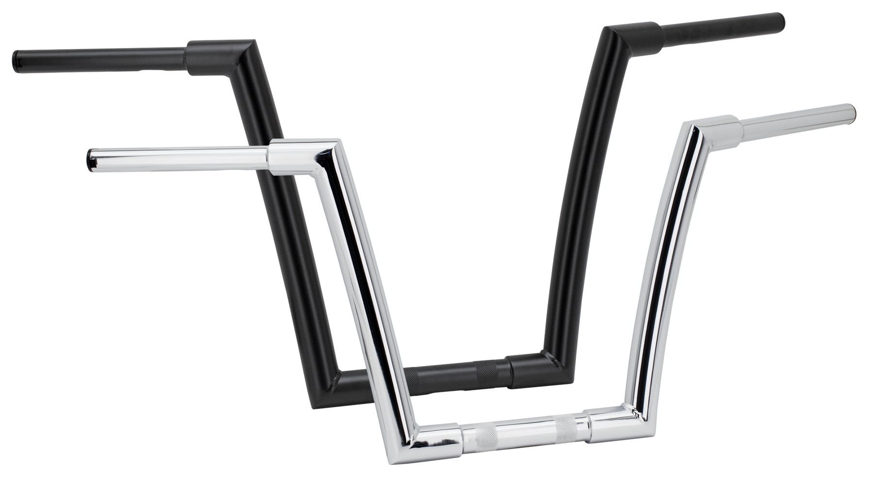 Zcp Chicano Ape 16" Black F/ 1.25"Risers Fat Handlebars for 1 1/4" handlebar clamps Zodiac