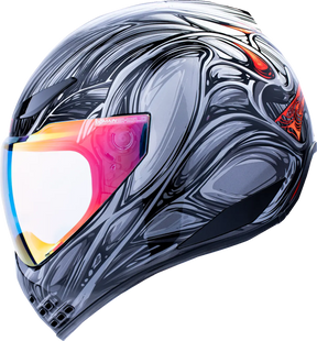 Domain Nouveau, Grey Full Face Helmet Icon