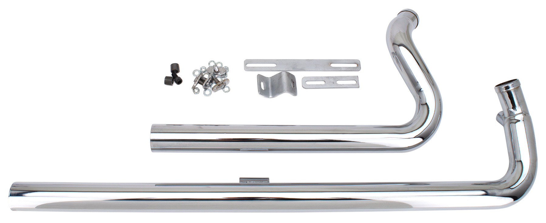 Shotgun Drag Pipes Chrome Fxst07 17 Drag Pipe V Twin Mfg Default Title