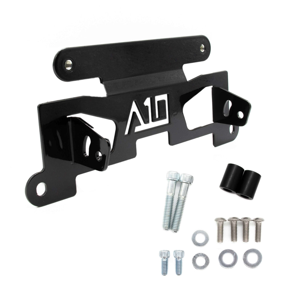 A10 Moto Low Rider ST "Cut In" Recessed LP6 Mount Combo Kit - Bracket & Harness w/ 1 Clear LP6 Headlight A10 Moto