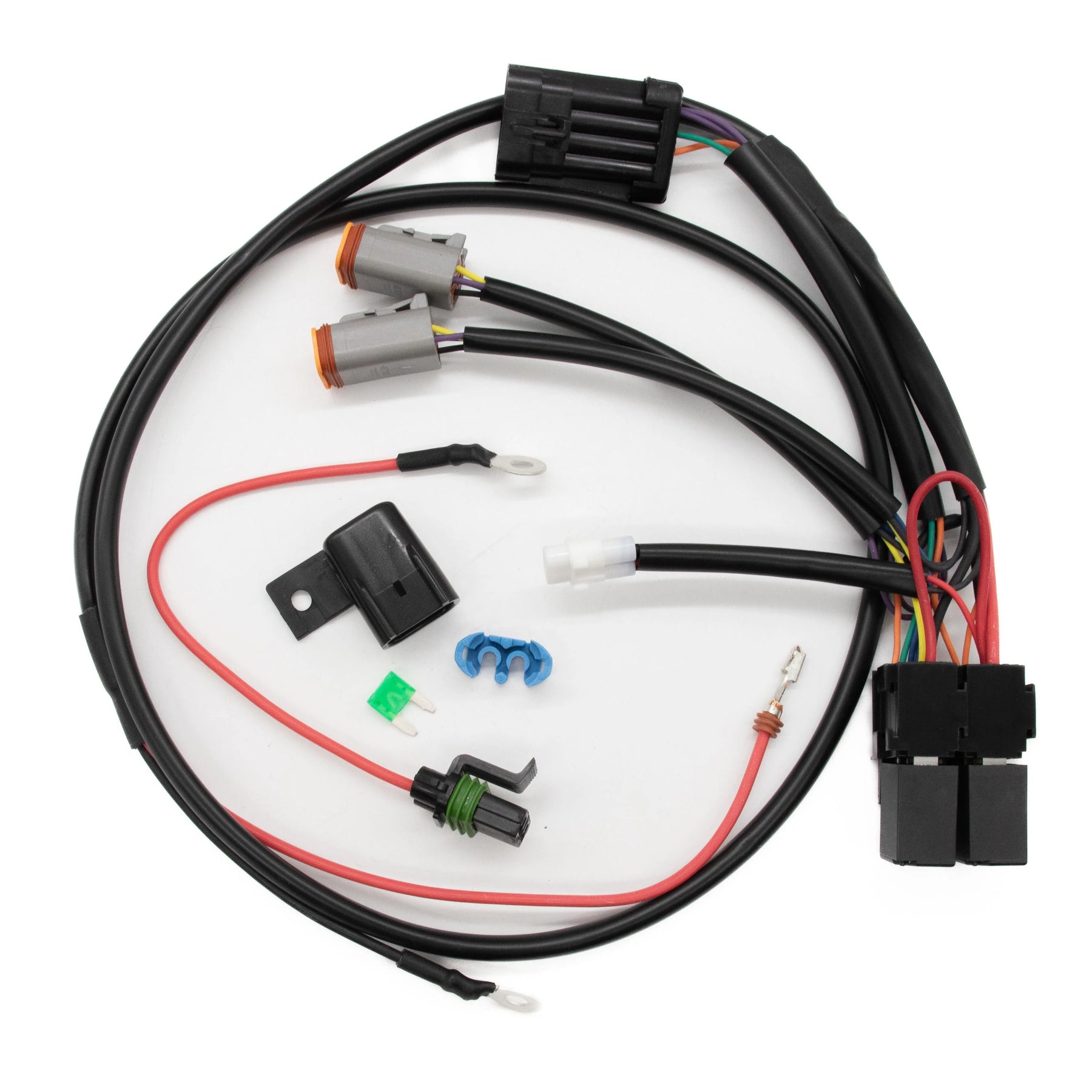 A10 Moto 2015 2023 Harley Road Glide Headlight Harness For Lp6 A10 Moto Default Title