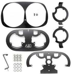 A10 Moto 98 13 Harley Davidson Road Glide Baja Designs Lp6 Bracket System 127066 A10 Moto Default Title