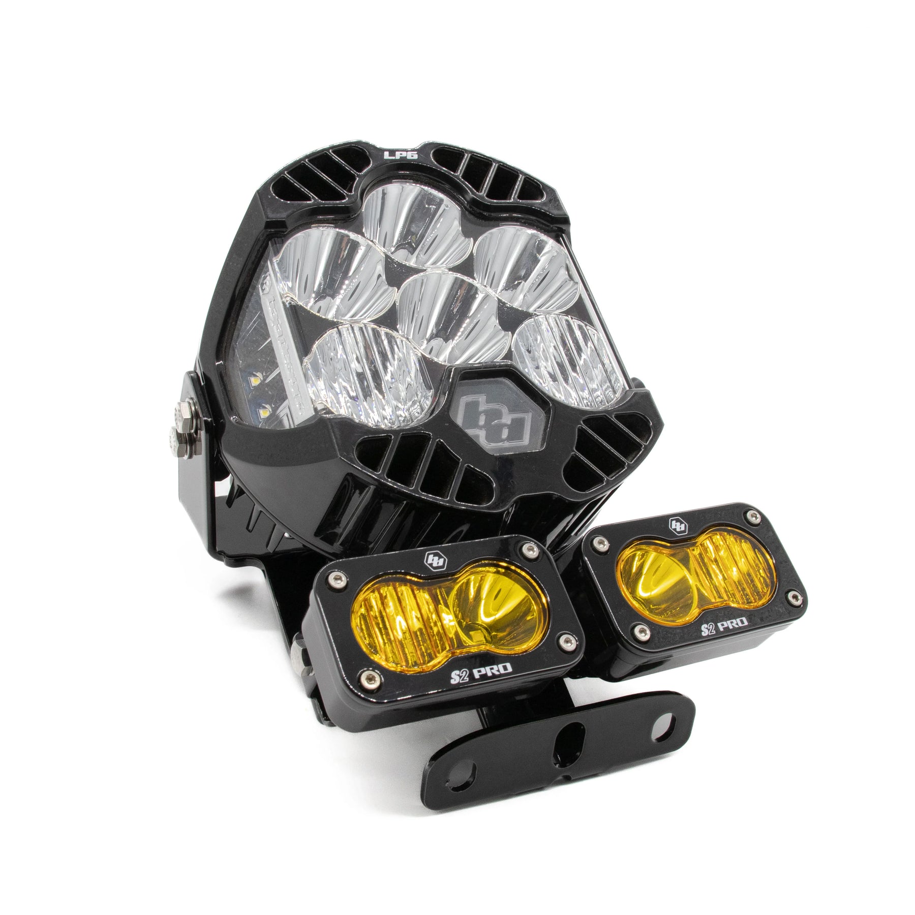 A10 Moto 3.5" Universal "Naked" Lp6 Mount With Dual S2's Bracket Kit 127068 A10 Moto Default Title