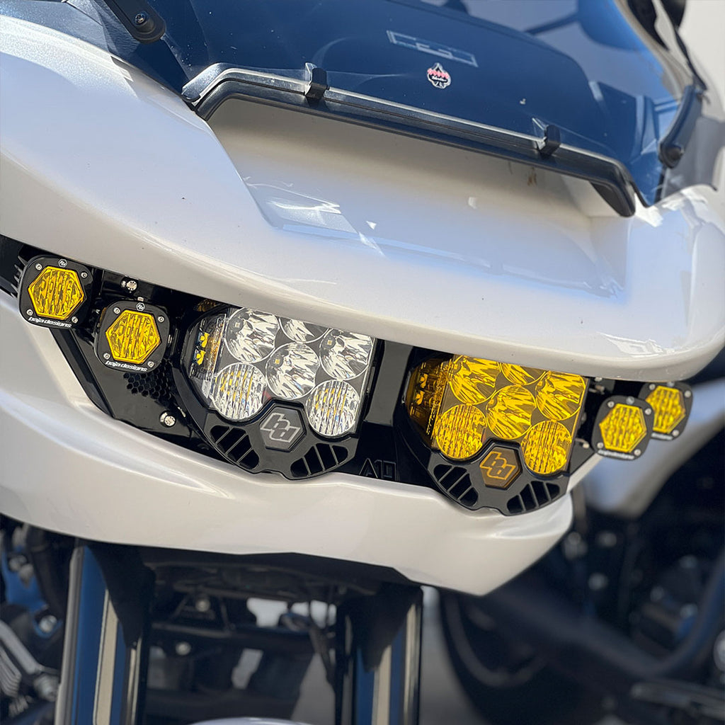 A10 Moto Baja Designs Lp6 Lighting Combo Kit - 23.5+ Road Glide Headlight A10 Moto