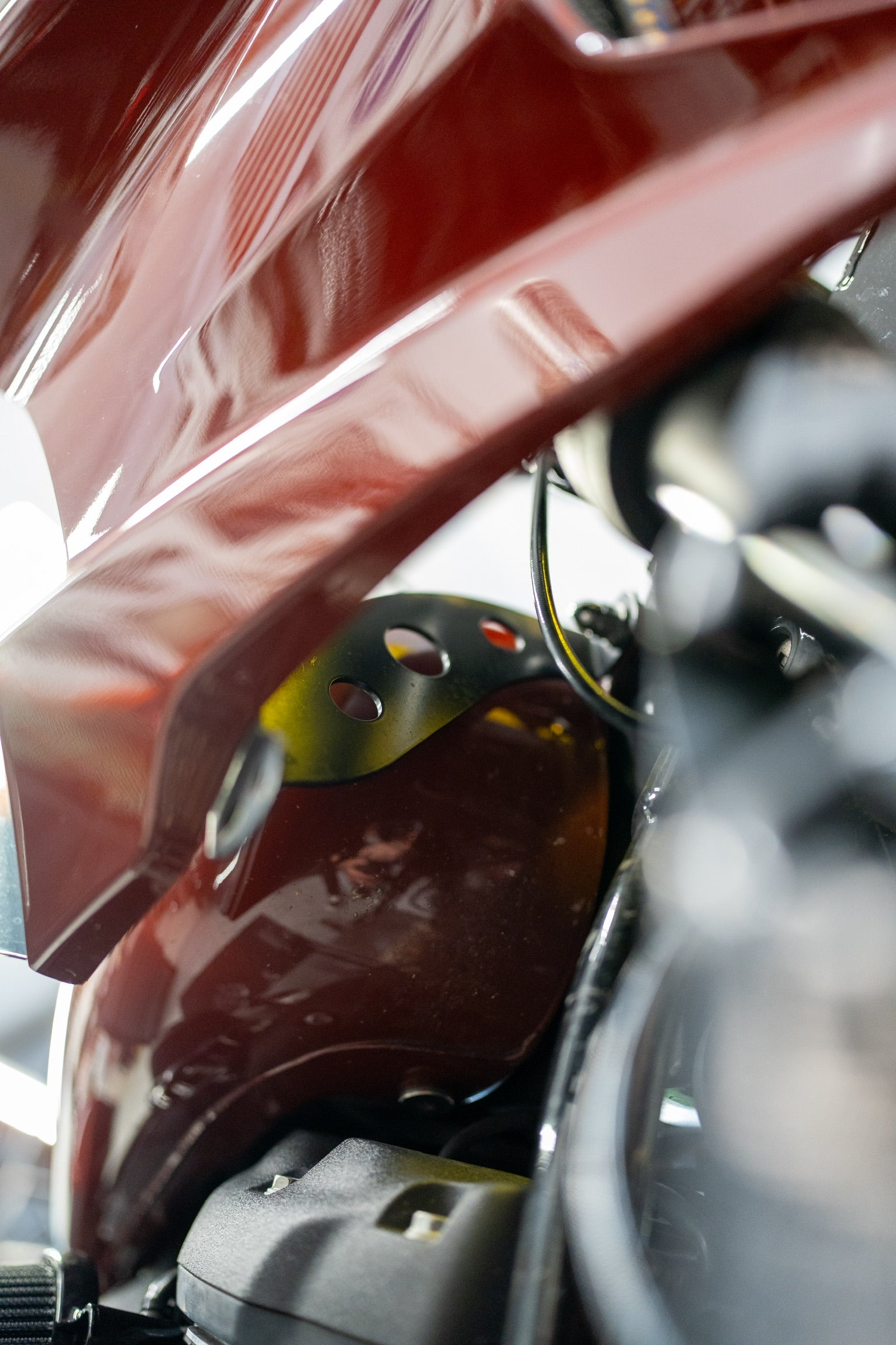 Bung King Fairing Support Bracket Kit, Gloss Black - 2022-2025 Low Rider ST Fairing Bracket Bung King