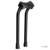 Murdock O/S Pullback Risers Risers Biltwell Inc. Black 14"