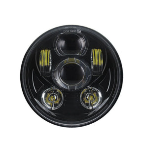 5.75'' Og Projector Led Headlight For Harley Davidson Original Garage Moto Black