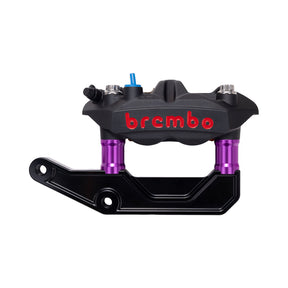 OG 13" Complete Radial Big Brake Kit Spoke Mount - 08-23 Touring Complete Brake Kit Original Garage Moto Black Purple Black