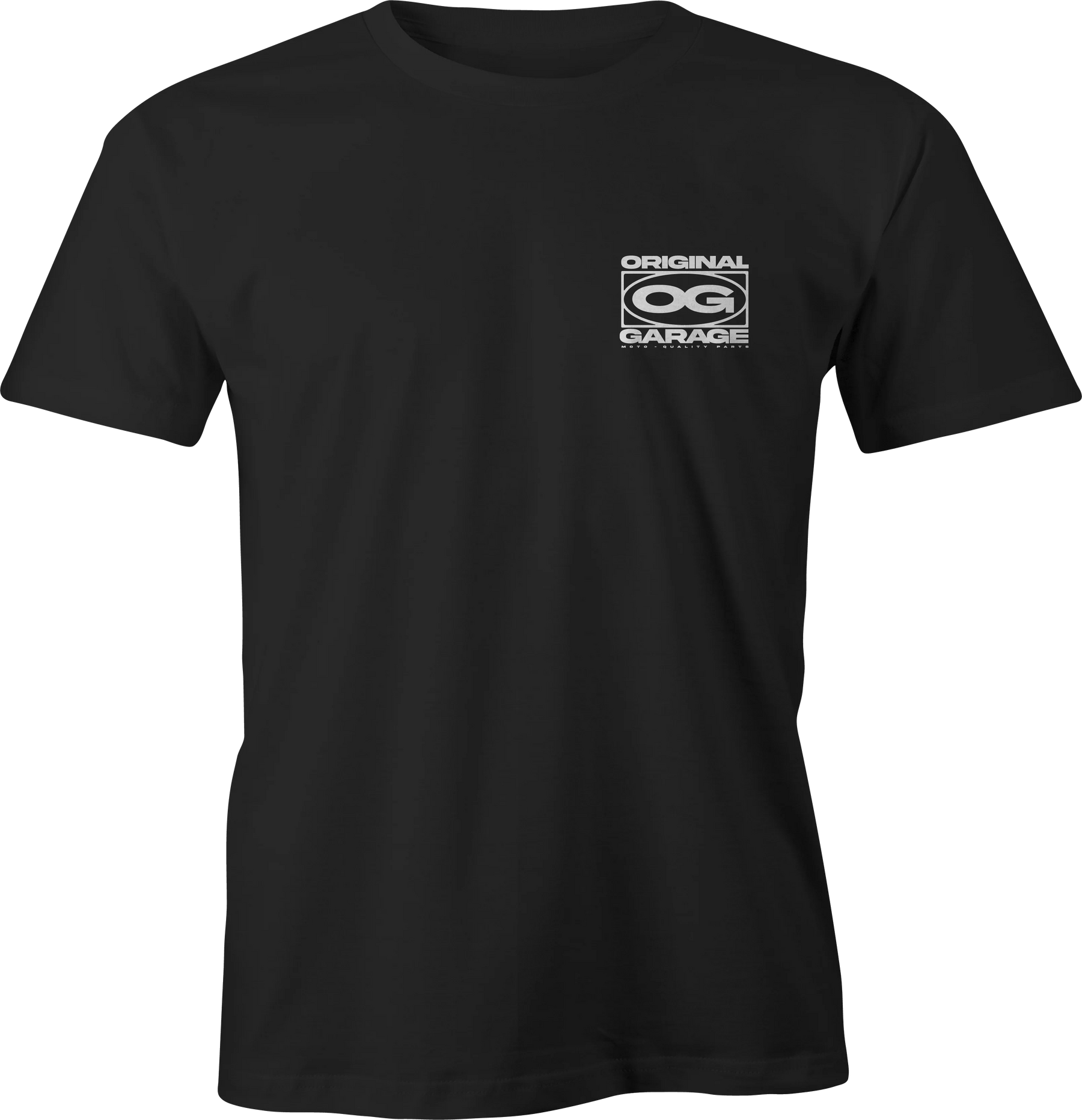 Built To Ride Tee Black Original Garage Moto S