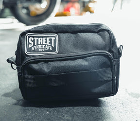 Street Syndicate Mfg Favorite Brand Canvas Handlebar Bag, Standard Handlebar Bag Street Syndicate Mfg