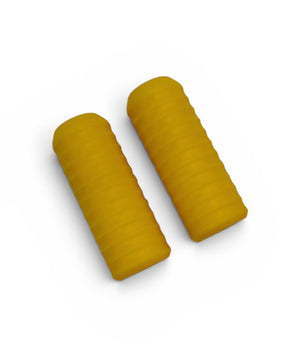 Gripple Single Delrin Shock and Passenger Peg Slider, Yellow - 18+ M8 Softail Crash Bar Bung King