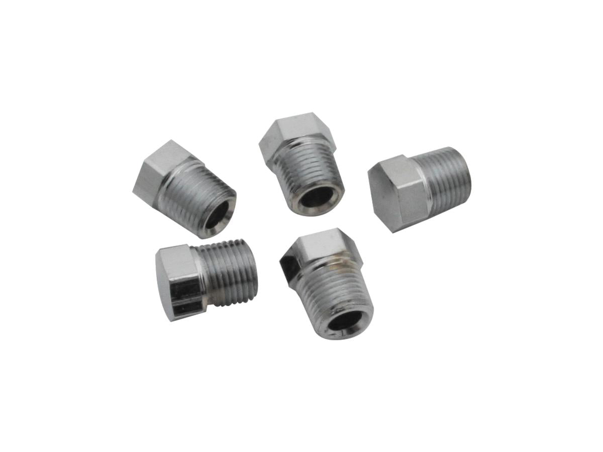 Cce 1/8" Npt Brake Line Fitting Chrome Cce