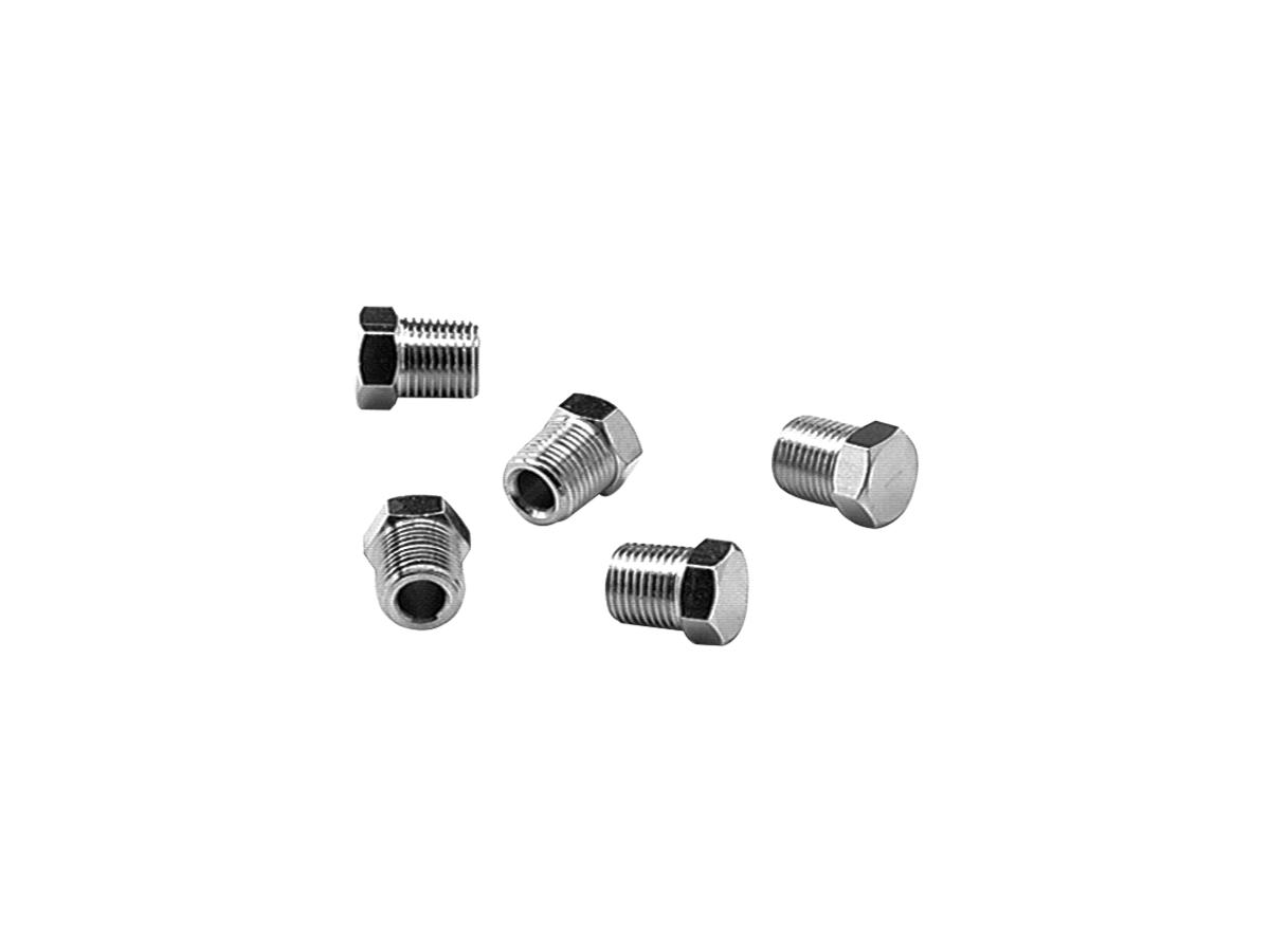 Cce 1/8" Npt Brake Line Fitting Chrome Cce