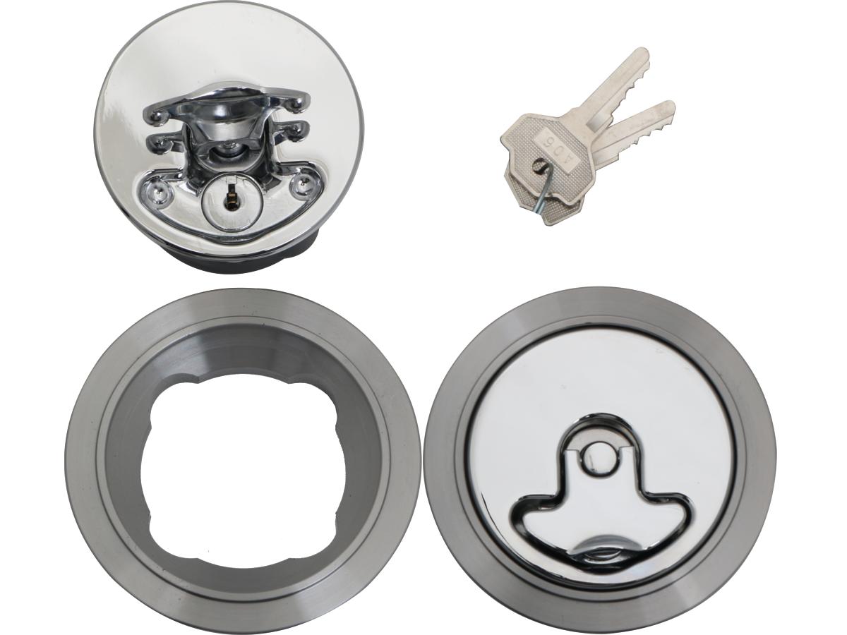 Cce Aircraft Style Gas Cap Set Vented/Non Vented Gas Cap Kit Locking Gas Cap Kit With Vented And Non Vented Cap Cce Default Title