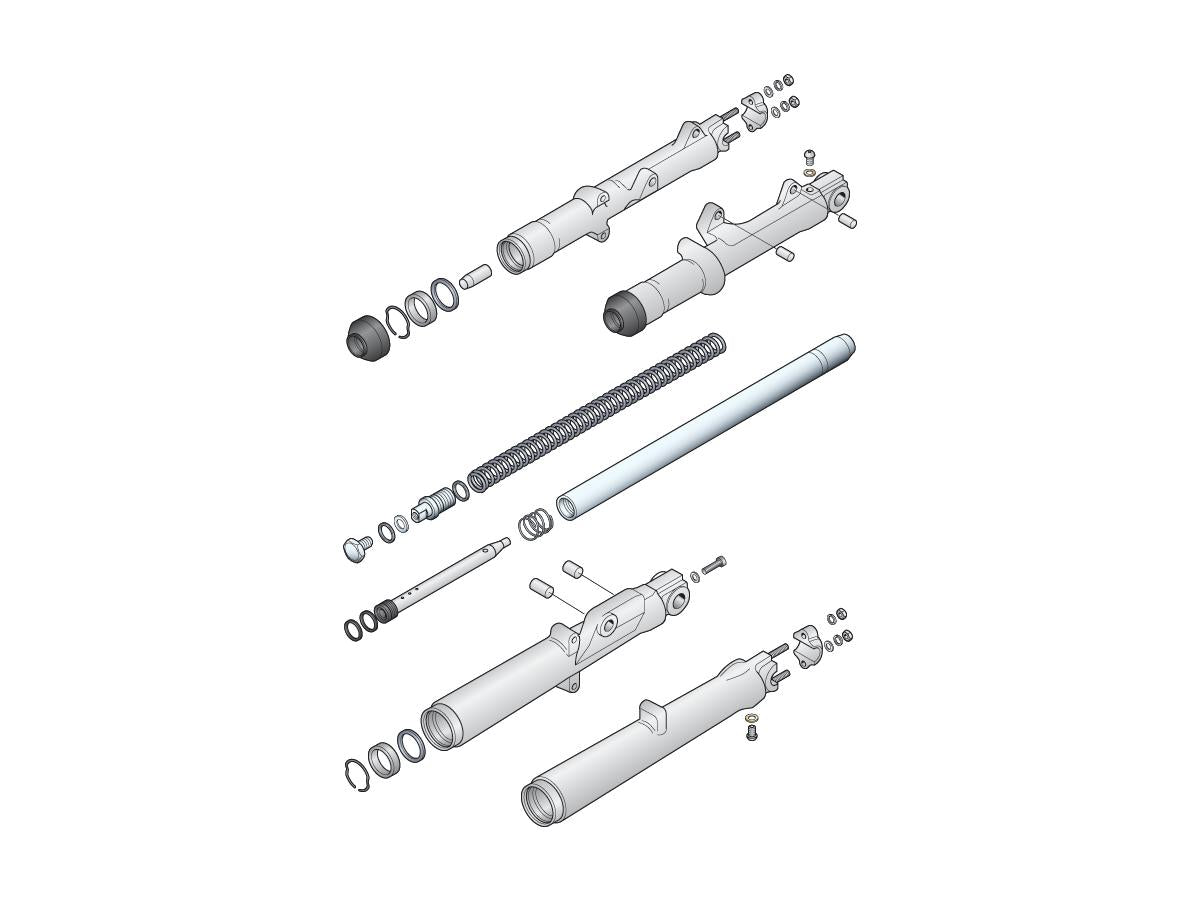 Cce Damper Retainig Ring Big Twin Front Fork Parts Oem 46172 48 Cce Default Title