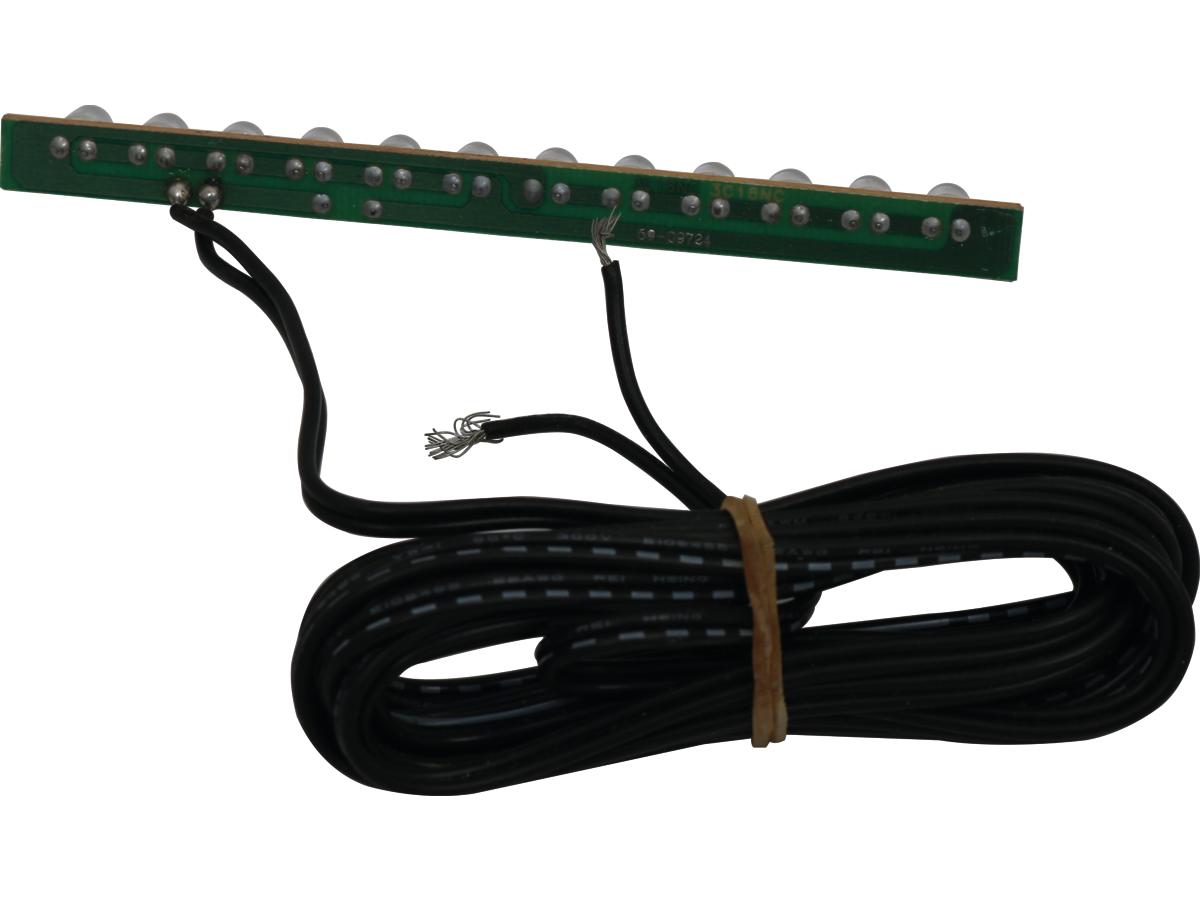 Cce Light Strip 12 Bulbs, 4" Long Red Led Cce