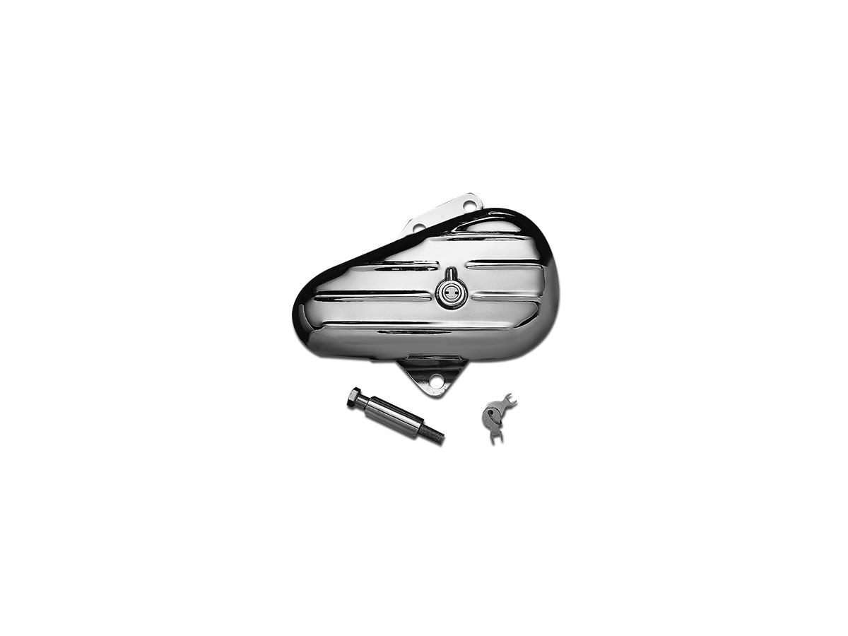 Cce Left Side Teardrop Tool Box For Softail With Tumbler Lock Chrome Left Cce