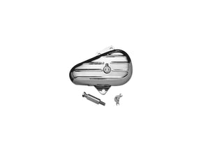Cce Left Side Teardrop Tool Box For Softail With Tumbler Lock Chrome Left Cce