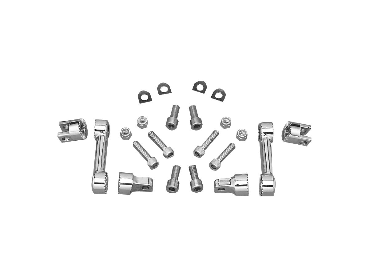 Cce Adjustable Footpeg Mounting Kit For Models With Forward Controls Chrome Cce Default Title