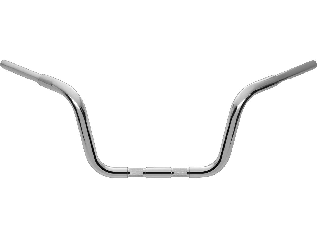 Wild 1 9.5 Chubby Classic Ape Hanger Handlebar For Springer Non Dimpled 3 Hole Chrome 1 1/4" Throttle By Wire Throttle Cables Wild 1 Default Title
