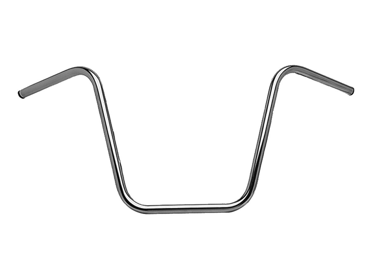 Santee 16 Ape Hanger Handlebar Non Dimpled Chrome 1" Throttle Cables Santee Default Title