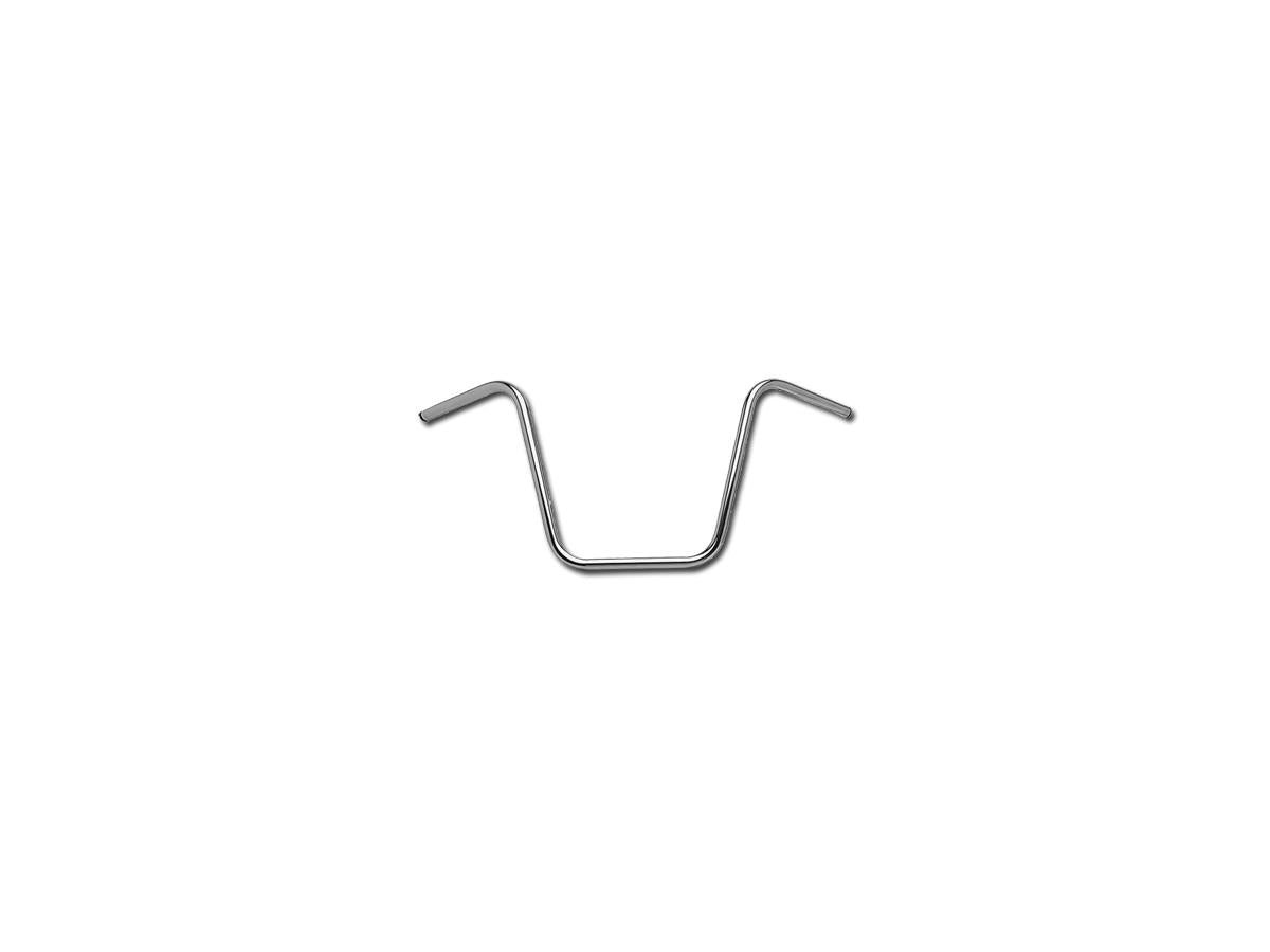 Santee 16 Ape Hanger Handlebar Dimpled Chrome 1" Throttle Cables Santee Default Title