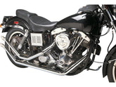 Santee Upswept Drag Pipes For Fx Shovel Kick Out Style Chrome 1,75" Santee Default Title