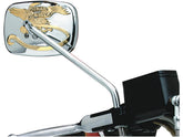 Cce Live To Ride Mirror "Live To Ride, Ride To Live" Chrom, Gold Cce Default Title