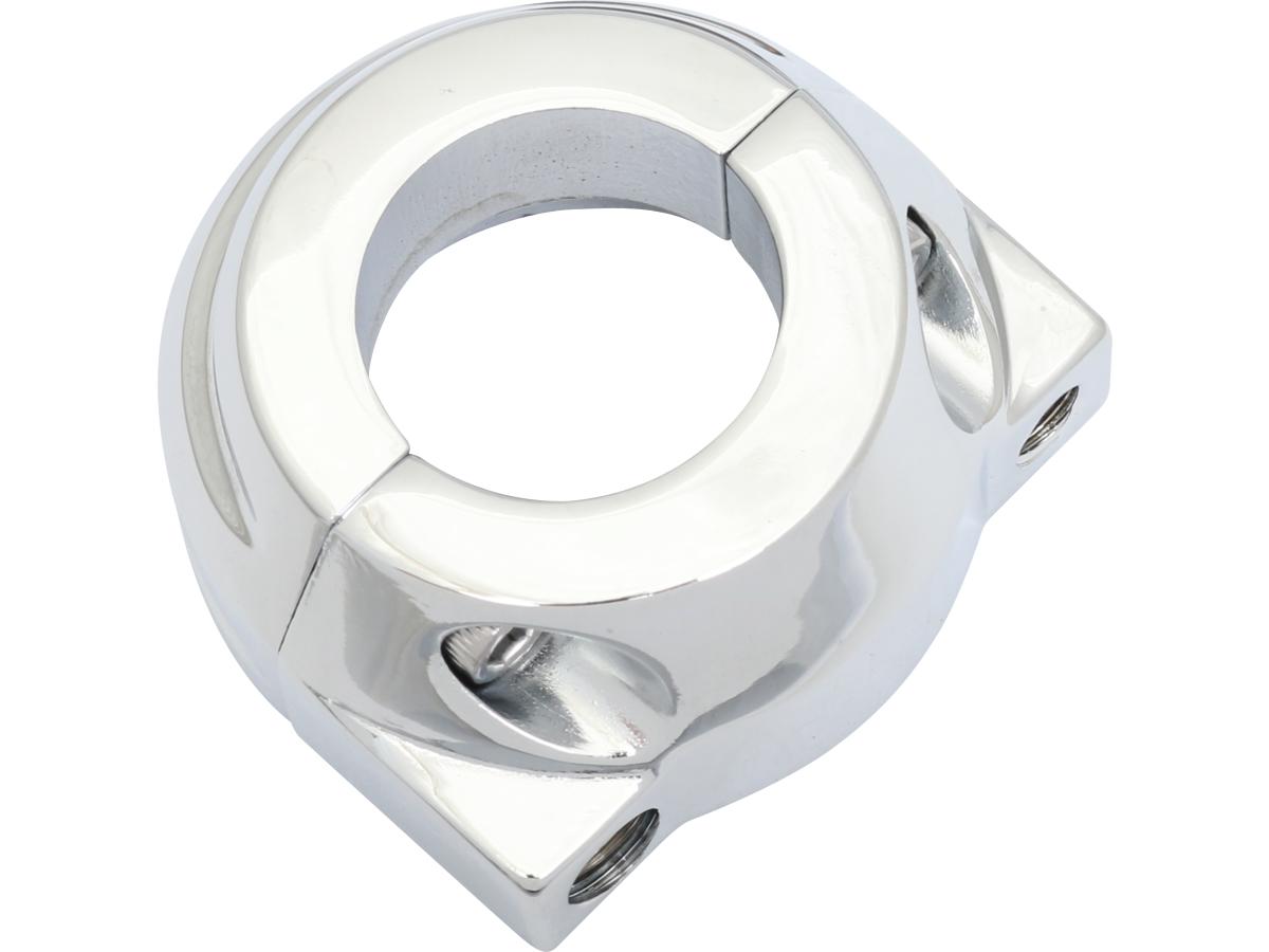 Cce Custom Throttle Clamp Tapered Style Chrome 1" Dual Cable Cce Default Title