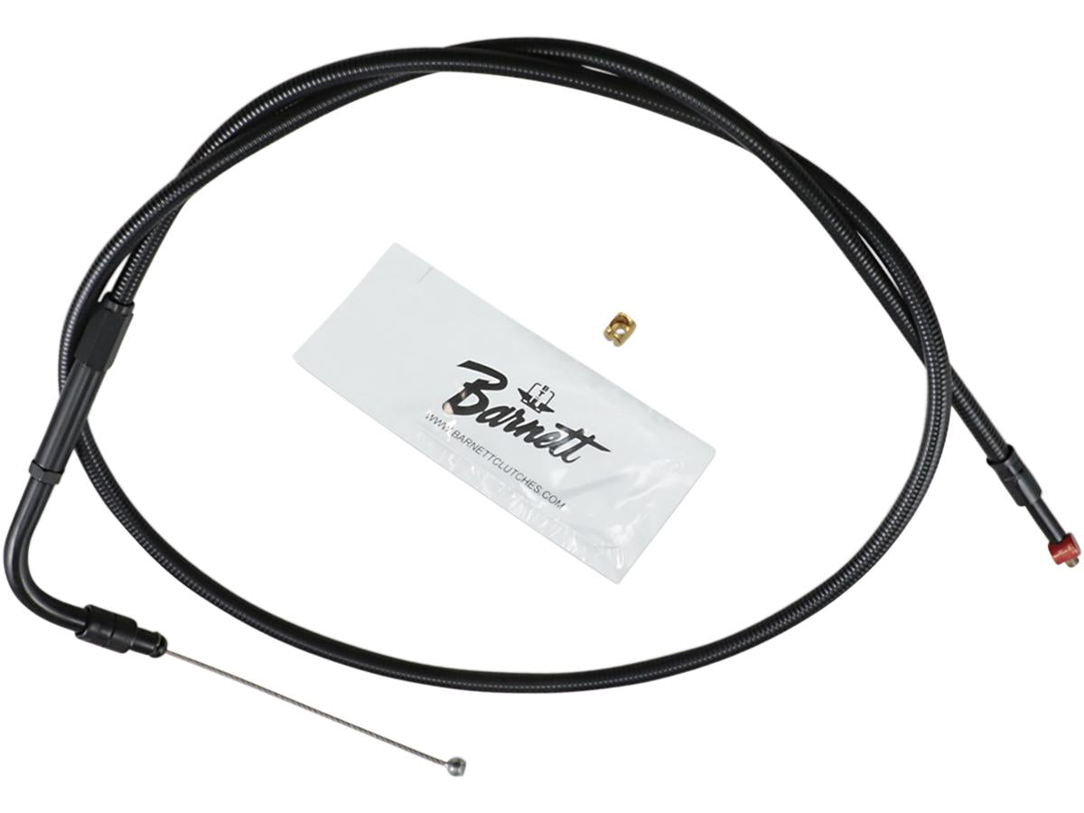 Barnett Stealth Series Throttle Cable 90 ° Black Vinyl All Black 43,5" Barnett Default Title