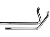 Paughco Staight Cut Drag Pipes For Fl Shovelhead Models Chrome 1,75" Paughco Default Title