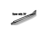 Cce Fl Style Fishtail Muffler 33" Long Show Chrome Cce Default Title
