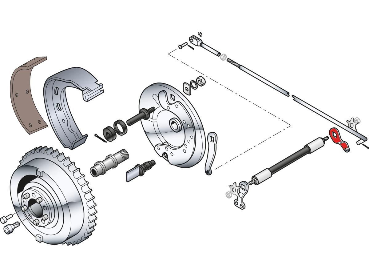 Cce Brake Shaft Lever Left Cce Default Title