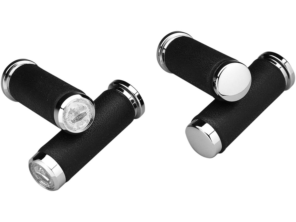 Cce Soft Touch Grips Black Chrome 1" Throttle Cables Cce Default Title