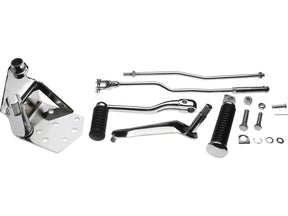 Cce Forward Control Kit For Evo, Shovel And Pan Chrome Cce
