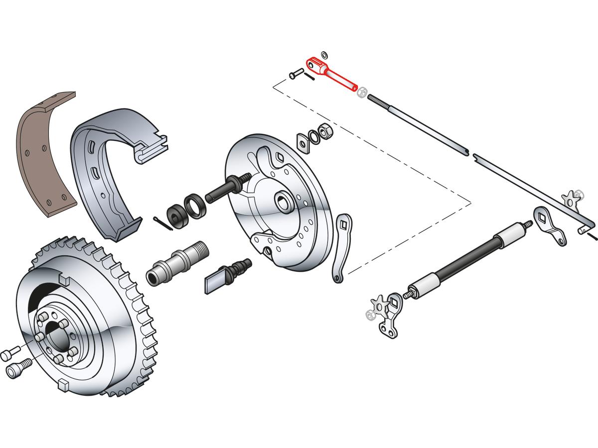 Cce Long Brake Rod Clevis Cce Default Title