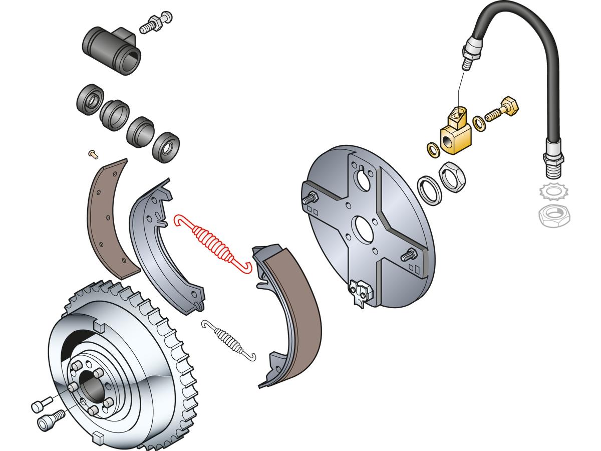 Motor Factory (5)spr Brake Shoe U/ Fl 63 72 Motor Factory Default Title