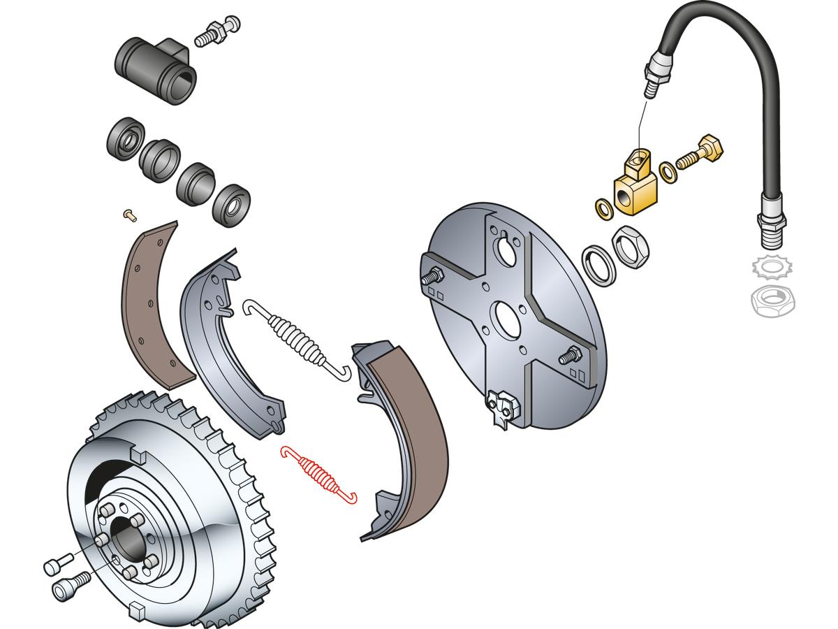 Motor Factory (5)spr Brake Shoe Lwr Fl 63 7 Motor Factory Default Title
