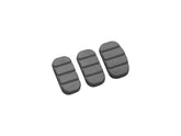 Kuryakyn Iso Brake Pedal Pad Replacement Rubber Black Kuryakyn Default Title
