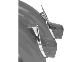 Cce Laydown License Plate Mount Kit Square Style Mount Chrome Cce
